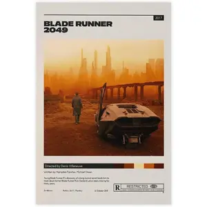 Falyan Blade Runner 2049 Poster Movie Poster Art 1 Canvas Poster Bedroom Decor Sports Landscape Office Room Decor Gift Unframe-style 16x24inch(40x60cm)