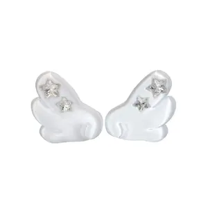 3D Angel Wings Earphone Decor Exquisite Earphone Styling Accessories Photography Decor Props | wireless headphones available | personalized headphone styling