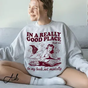Book Club Sweatshirt, In a Good Place in My Book Sweater, Late Night Reader Crewneck, One More Chapter Book Lover Hoodie
