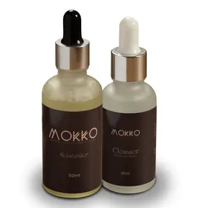 Mokko Hydration Harmony Water Cleanser + Face Moisturizer Set with Rose Hydrosol for Soft Radiant Skin - Paraben-Free, Non-Greasy, Suitable for All Skin Types