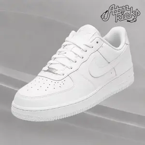 Nike Air Force 1 Low LE Triple White (GS) DH2920-111/FV5951-111 Youth Authentic Shoes Footwear Sneaker Trainer Comfortable Walking Fashion Trending Gift