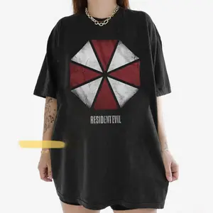 Resident Evil Umbrella Corp Logo Shirt, Horror Game 2026 Fan Tee, Gift for Men, Gift for Women, Crew Neck T-shirt, Trending T-shirt