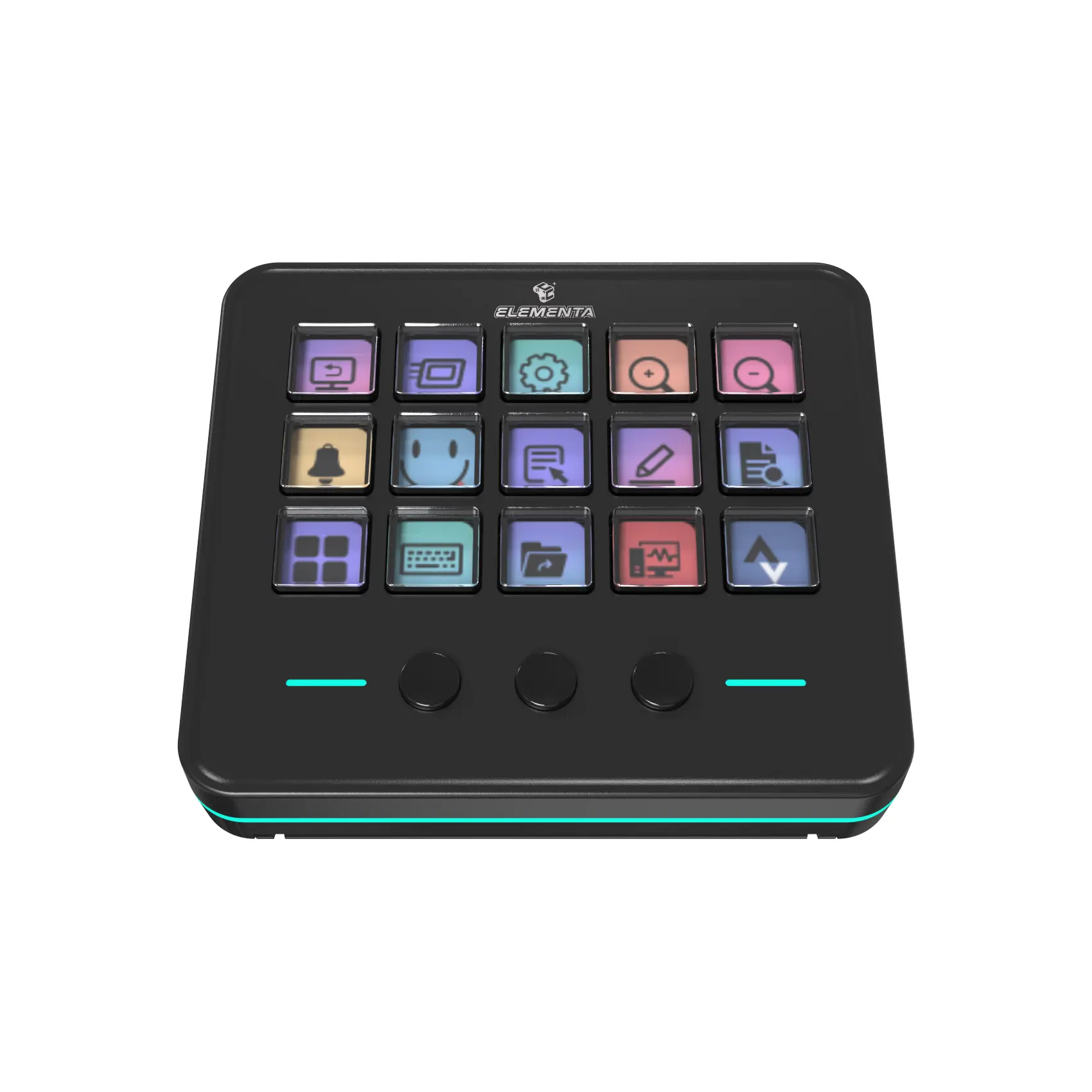 Seasonal Edition Stream Deck ELEMENTA Stream Dock 15-Key LCD Macro