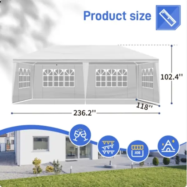 10*20ft-6-sided