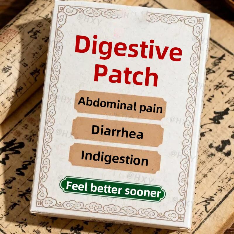 Gastrointestinal Patch. Relieves stomach pain, acid reflux, bloating, spleen-stomach cold deficiency, diarrhea, indigestion, and excessive gas. Nourishes and regulates the spleen and stomach.