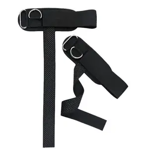 Padded Weightlifting Straps with D-Ring – Non-Slip Cotton Wrist Cuffs, Heavy Duty Lifting Straps for Men & Women, Gym Workouts, Bodybuilding, Deadlifts, Pull Ups, Cable Machine, Strength Training, Powerlifting, Fitness & Home Gym
