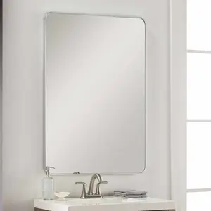 Sustinente Silver Gray Carved Mirror