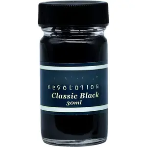 FPR Classic Black   Ink - 30 ml Saturated Black Ink Bottle for Smooth, Effortless Writing - Professional/Daily Use Refill Ink for  s -  Stationery Supplies