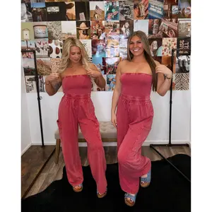 Forevermore Jumpsuit- Red