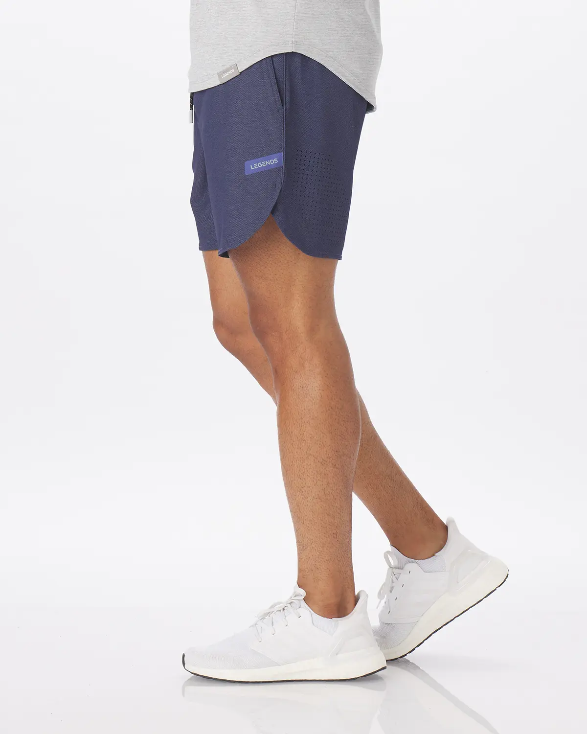 Luka HD Short Navy Blue , Small 5" (Liner)