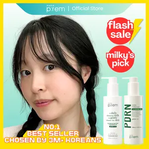 MAKE P:REM Safe Me. Relief Moisture Cleansing Milk | Gentle Hydrating Facial Cleanser for Sensitive Skin