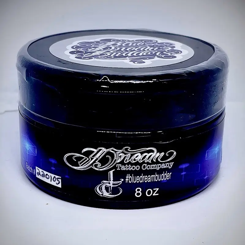 Dream Tattoo Company Dream Budder 8 oz Plant-Based Tattoo Aftercare Moisturizing Butter for Ink Dry Skin
