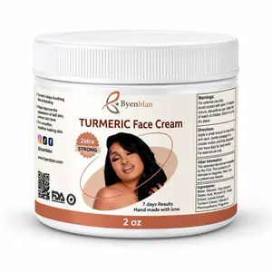 Byenblan 2 oz Turmeric Face Cream | Hydrating Face Moisturizer | Soft, Smooth & Radiant-Looking Skin.