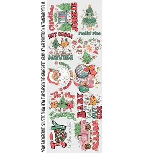 Retro Christmas Gang Sheet (22in x 60in)