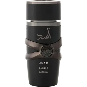 Lattafa Asad Elixir EDP Spray 100ml - Men's Intense Spicy Oud Fragrance