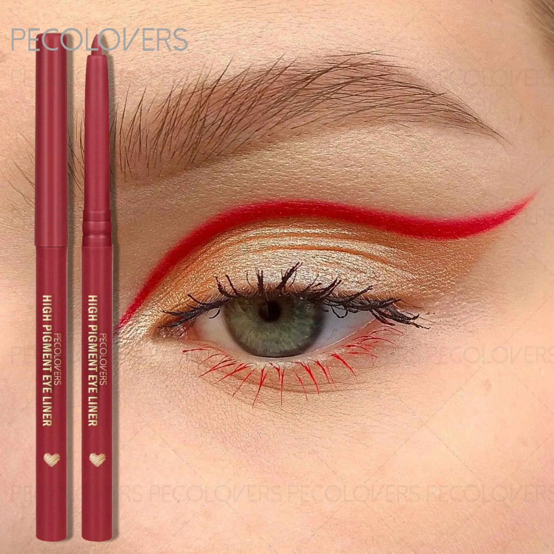Not Drying Eyeliner,Colored Eyebrow Pencil,Long-Lasting, And Soft,Christmas Gift
