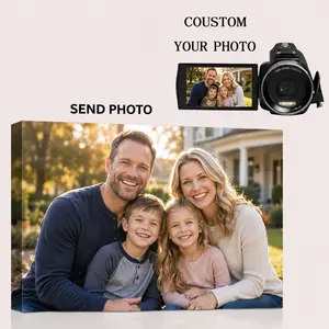 Custom Photo Canvas Painting Frame Personalized Wall Art Digital Printed Photos for Home Decoration Gifts and Souvenirs Easy Customization Transform Your Memories into Stunning Art