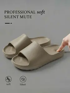 Women's New Summer Eva Sandals Indoor Home Student Dorm Comfortable Outdoor Beach Slippers, Thick Sole, Casual Style, Soft Sole Slippers