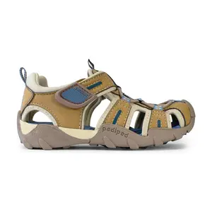 Pediped Canyon Flex Caramel Sandals for Kids Quick-Dry Comfortable Protective Approved by the American Podiatric Medical Association