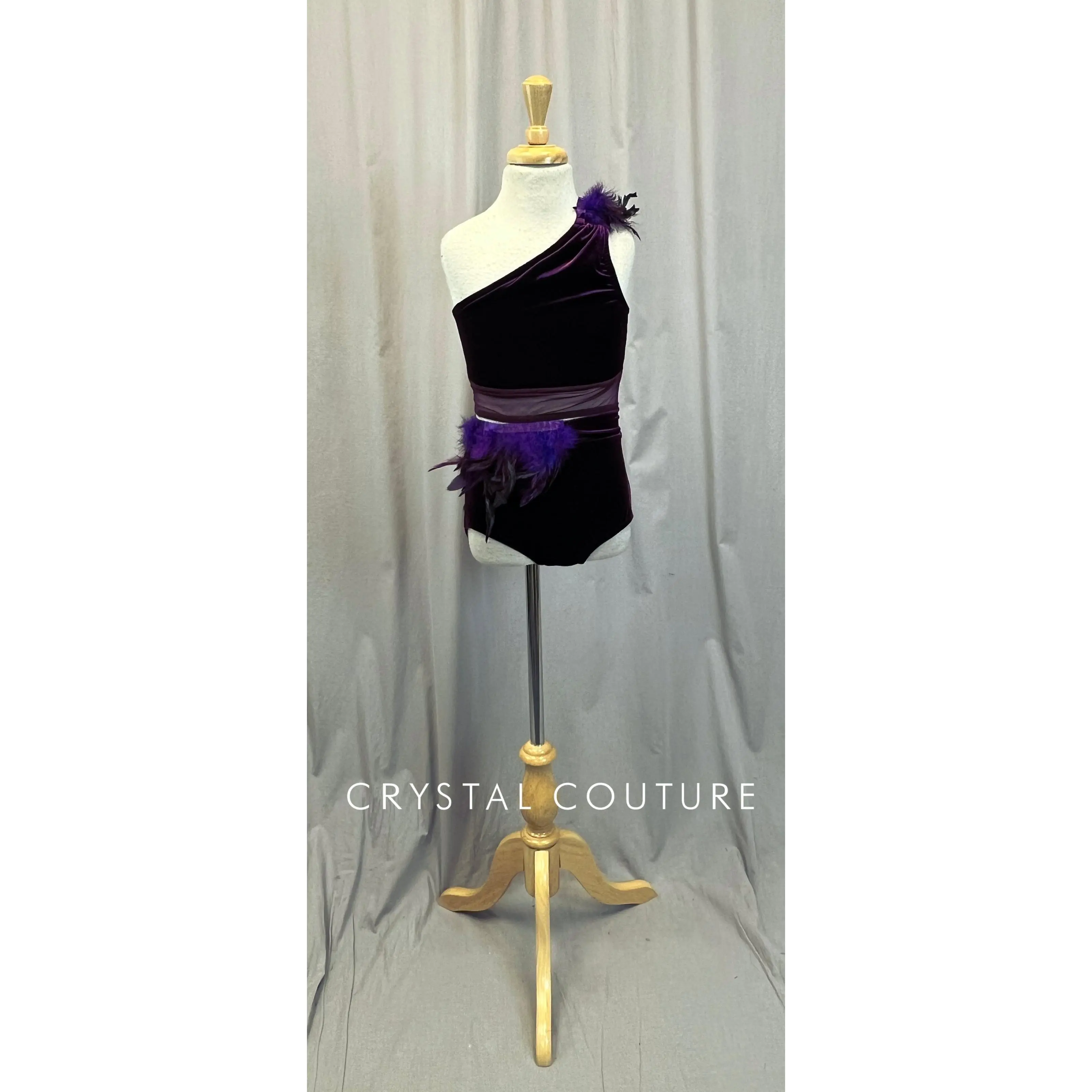 Plum Velvet Two Piece Set