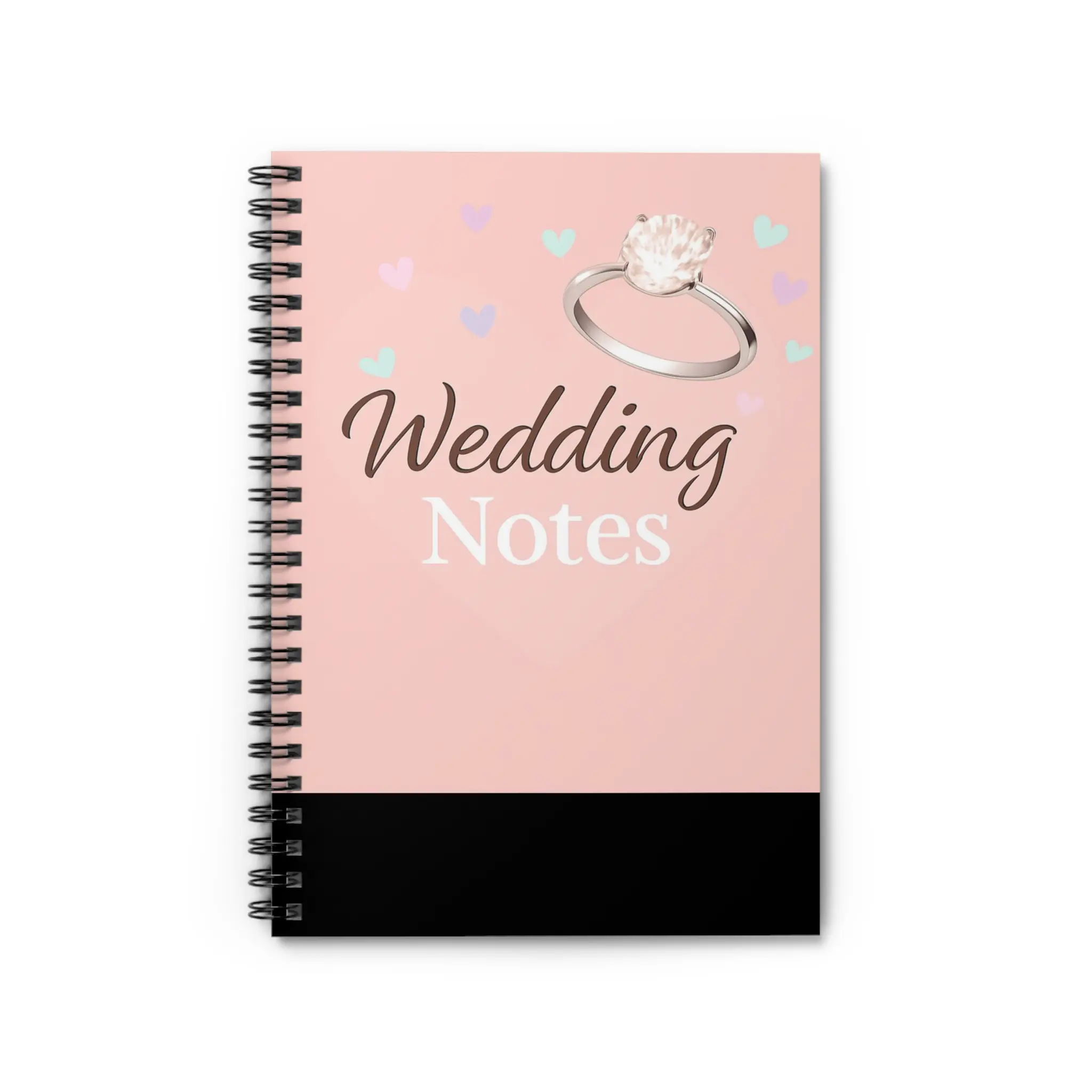 Wedding Notes Spiral Notebook | Ruled Wedding Planner Journal