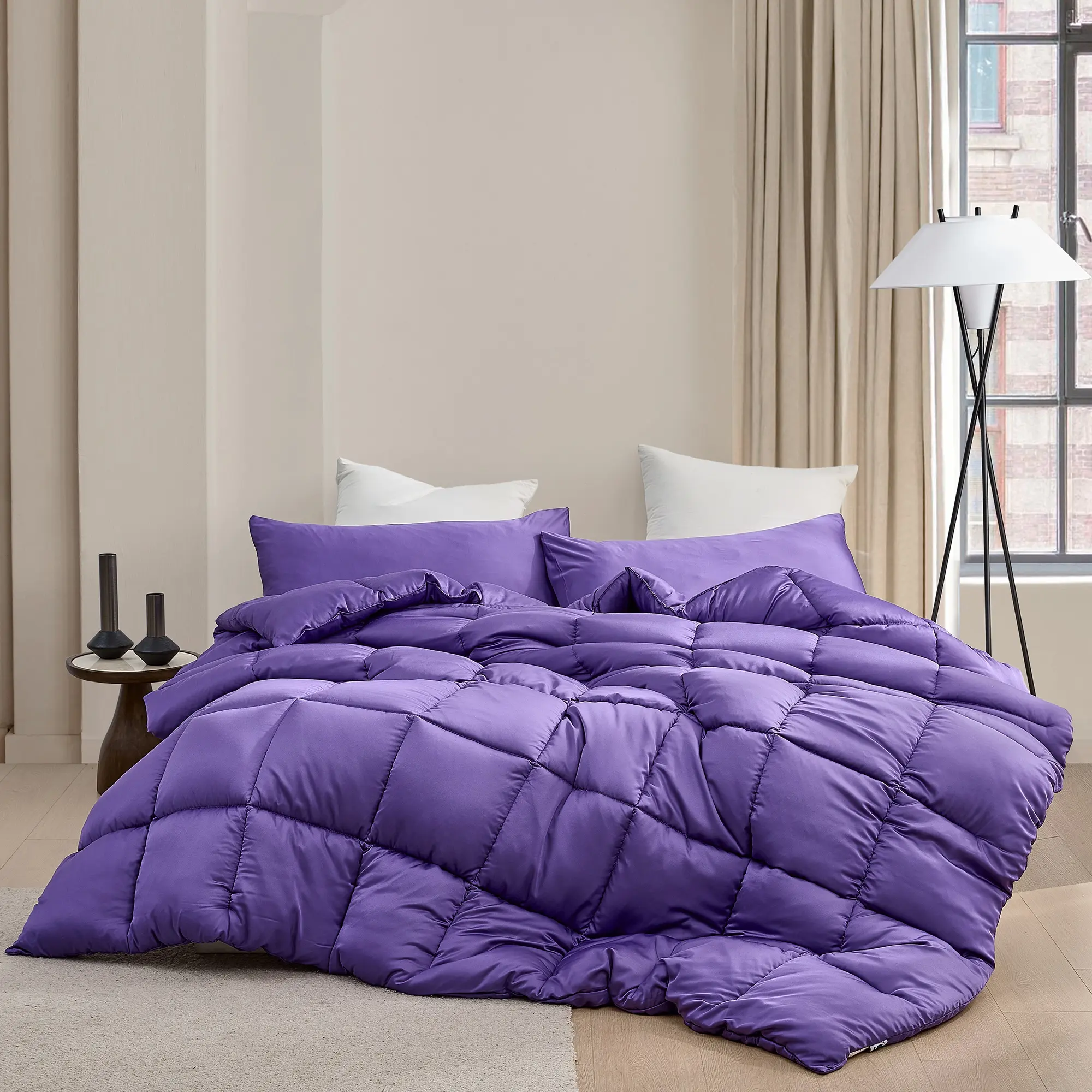 Snorze Cloud Comforter - Coma Inducer Ultra Cozy Bamboo - Oversized Comforter in Passion Flower