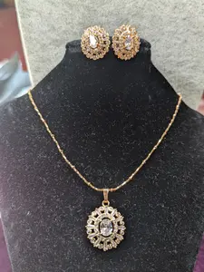 AD Pendant earrings set