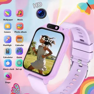 Smart Watch with Pedometer, Sleep Monitor, Camera, Game Calculator, Brain Games, Digital Display, USB PD Charging, Ideal Gift