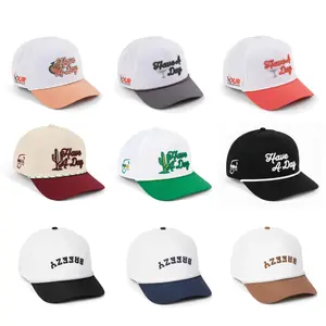 Full Collection Premium Colors – Breezy Golf “Have A Day” Limited Edition Summer Golf Hat - Braided Rope Detail, Foam Front Panel, Unisex Snapback Multi-Color Summer Essentials | Luxury Golf Gift for Men & Dad