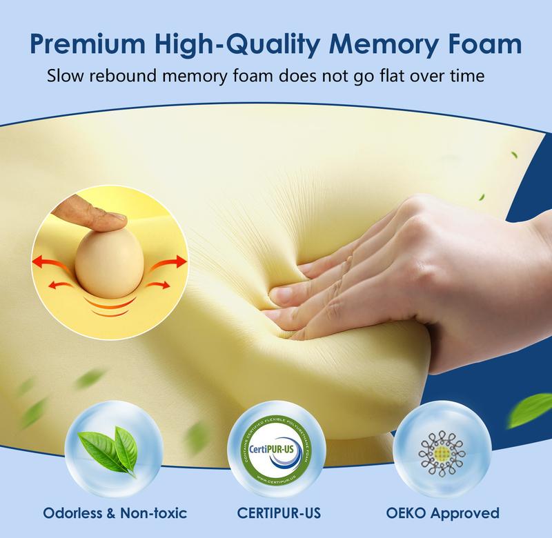 【JIAAO】Adjustable Cervical Pillow Cozy Sleeping for Neck Pain Relief, ergonomic pillow Memory Foam Neck Pillow pillow 【JIAAO】Adjustable Cervical Pillow Cozy Sleeping for Neck Pain Relief, ergonomic pillow Memory Foam Neck Pillow pillow