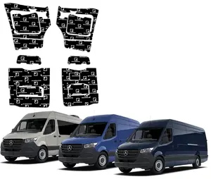 SoundSkins | 2019+ Sprinter Van Compatible Sound Deadening Vehicle Specific Kit  – 13 Pc Sprinter Kit, 3-Layer Design