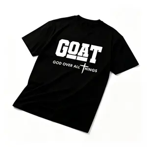 GOAT ("God Over All") graphic T-shirt for men, Christian T-Shirt for Men