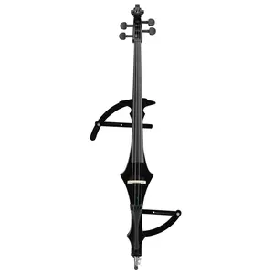 Full Size 4/4 Electric Style Cello with Case Bow Rosin Earphone Connecting line