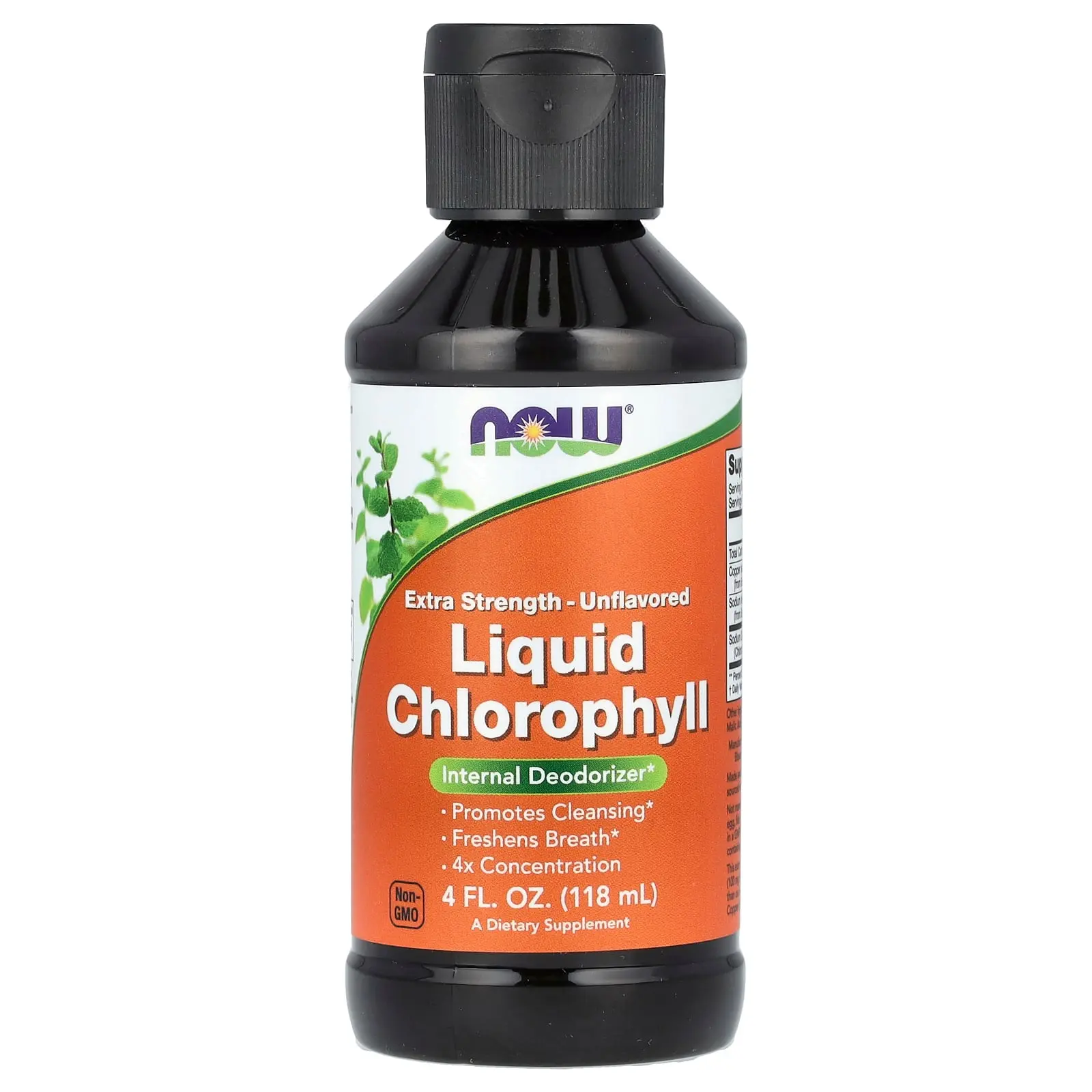 NOW Foods Liquid Chlorophyll, Unflavored, 4 fl oz (118 ml) NOW Foods Liquid Chlorophyll, Unflavored, 4 fl oz (118 ml)