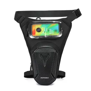Motorcycle Leg Side Bag, Phone Compartment, Eva Hard Shell Outdoor Waist Pack, Motorcycle Phone Storage, Riding Hip Bag