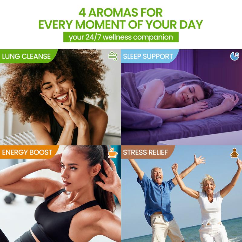 Natural Herbal Diffusers – Pure herbal for Lung Support, Sleep Support, Energy Boost& Relaxation-Mullein & Thyme/peppermint extract/Lavender/Dandelion