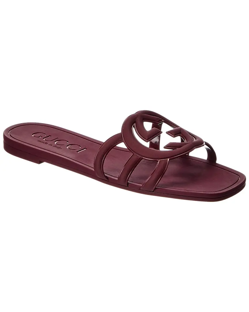 Gucci Interlocking G Rubber Sandal