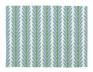 PL9316-Frond French Blue by Laura Park Linen Placemat