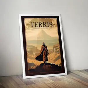 The Final Empire, Terris , Lord Ruler - Mistborn - Fantasy Fan Wall Art - Vintage Travel Poster - Geek Present - Brandon Sanderson L3Z