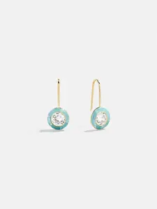 Fallon 14K Gold Semi-Precious Earrings - Turquoise