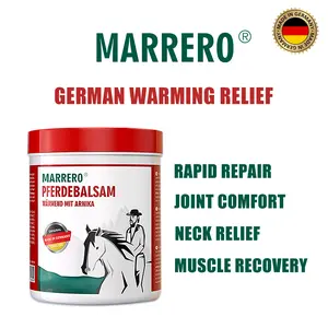MARRERO 250ml Joint & Muscle Therapy - Soothing Muscle Gel for Back, Neck, Hands, Feet - Advanced German Herbal Formula with Horse Chestnut, Arnica - Non-Greasy 8.45oz Gel