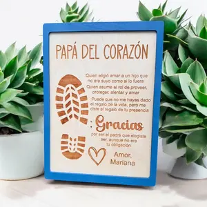 Stepdad Plaque Spanish Father’s Day Gift