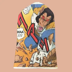 Monkey Fighting Beanie - Fun and Colorful Design