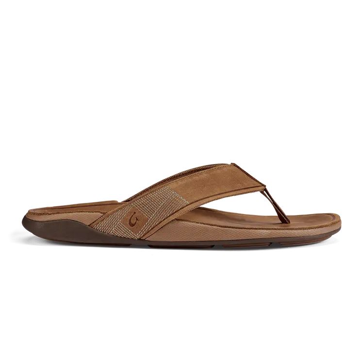 Olukai Tuahine Mens Waterproof Sandals - Toffee