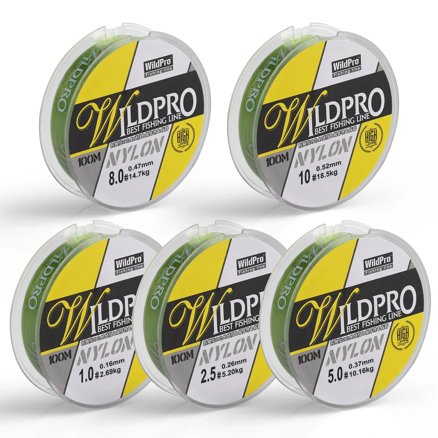 100M/ 109YARDS Nylon Line Monofilament Clear Power Sea Fishing Line 3-40 LBS