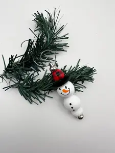 Beaded Snowman Ornament