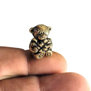 Brass Tiny Teddy Bear