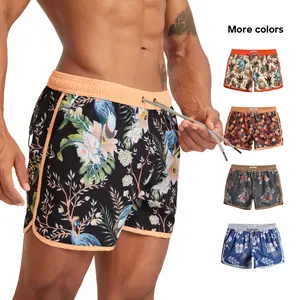 Men’s Quick Dry Floral Swim shorts with Adjustable Waistband, Spandex, Quick-Drying #Summervibes |  Lightweight Summer Beach Trunks, Beach Activities, Casual Vacation