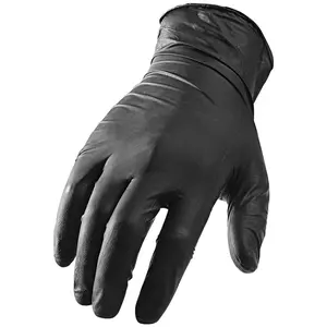 Ni-Flex 5 Mil Nitrile Disposable Glove - Chemical Resistant, Powder Free, FDA Compliant, Textured Fingertips for Tactile Sensitivity - Cleaning Vinyl