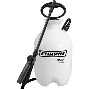 Chapin 20004 Pump Sprayer, 1-Gallon SureSpray Translucent Tank with an Easy Fill Funnel-Top Opening, Adjustable Cone Nozzle & 34" Long Reach Hose, Used for Fertilizer, Pesticides, Weeds & Pests